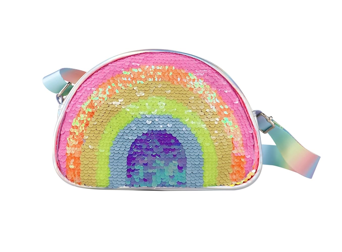Amazon.com: AACKS Girls Crossbody Bag - Trendy Rainbow Purse